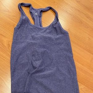 Purple workout tank